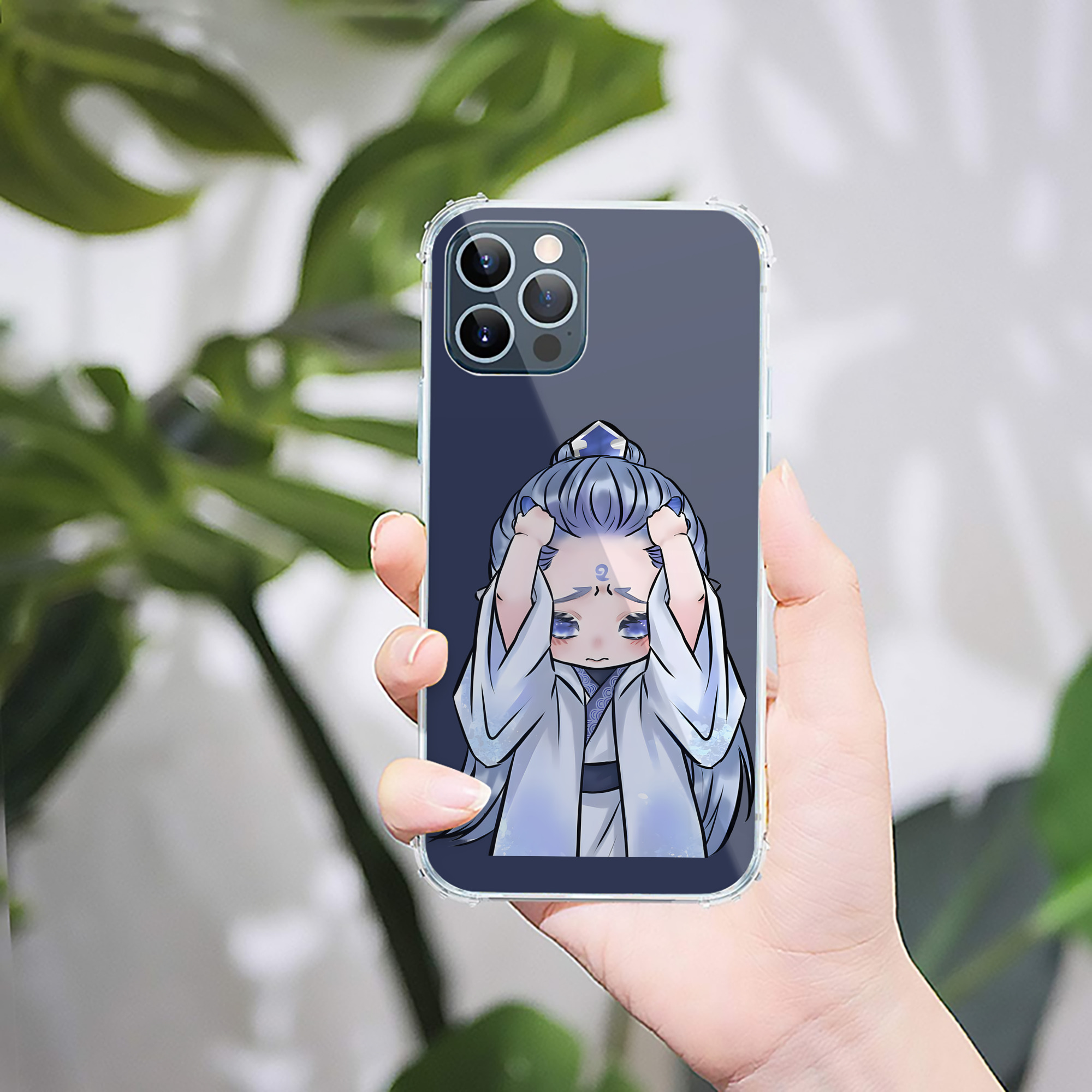 （画像用） Ne Zha 2 ナタ 魔童の大暴れ 【iPhone 12シリーズ対応】透明スマホケース（クリアソフトケース）